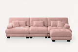 CLOUDIES 134" 3 Seater Sofa with 1 Ottoman