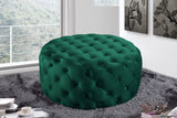 Addison Velvet Upholstered Ottoman
