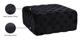 Ariel Velvet Upholstered Ottoman