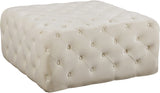 Ariel Velvet Upholstered Ottoman