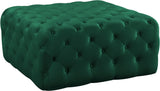 Ariel Velvet Upholstered Ottoman