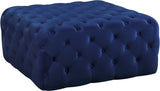 Ariel Velvet Upholstered Ottoman