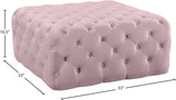 Ariel Velvet Upholstered Ottoman