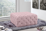 Ariel Velvet Upholstered Ottoman