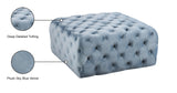 Ariel Velvet Upholstered Ottoman