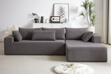 NOUVA 108" Chenille Right Chaise Sectional