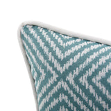 20 x 20 Outdoor Pillow Helm Teal- Poly Insert