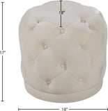 Harper Velvet Upholstered Stool