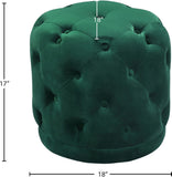 Harper Velvet Upholstered Stool