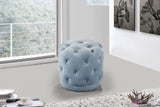 Harper Velvet Upholstered Stool