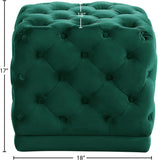 Stella Velvet Upholstered Stool