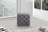 Stella Velvet Upholstered Stool
