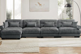 CLOUDIES 173" 4 Seater Sofa with 1 Ottoman
