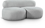 Venti Loveseat - Elegant Art Deco-Inspired Curved Design to Elevate Your Living Space Comfortably