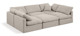 Indulge Luxurious Modular Sectional Sofa with Overstuffed Cushions for Ultimate Comfort and Style