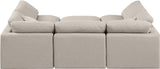Indulge Luxurious Modular Sectional Sofa with Overstuffed Cushions for Ultimate Comfort and Style