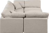 Indulge Luxurious Modular Sectional Sofa with Overstuffed Cushions for Ultimate Comfort and Style