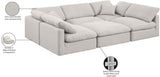 Indulge Luxurious Modular Sectional Sofa with Overstuffed Cushions for Ultimate Comfort and Style