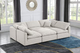 Indulge Luxurious Modular Sectional Sofa with Overstuffed Cushions for Ultimate Comfort and Style