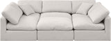 Indulge Luxurious Modular Sectional Sofa with Overstuffed Cushions for Ultimate Comfort and Style
