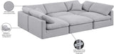Indulge Luxurious Modular Sectional Sofa with Overstuffed Cushions for Ultimate Comfort and Style
