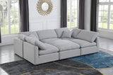 Indulge Luxurious Modular Sectional Sofa with Overstuffed Cushions for Ultimate Comfort and Style