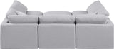 Indulge Luxurious Modular Sectional Sofa with Overstuffed Cushions for Ultimate Comfort and Style