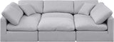 Indulge Luxurious Modular Sectional Sofa with Overstuffed Cushions for Ultimate Comfort and Style