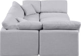 Indulge Luxurious Modular Sectional Sofa with Overstuffed Cushions for Ultimate Comfort and Style
