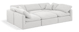 Indulge Luxurious Modular Sectional Sofa with Overstuffed Cushions for Ultimate Comfort and Style