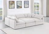 Indulge Luxurious Modular Sectional Sofa with Overstuffed Cushions for Ultimate Comfort and Style