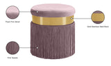 Yasmine Velvet Upholstered Stool