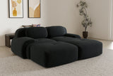 MIA 82'' Loveseat with 2 Ottomans