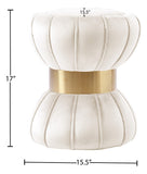 Vino Velvet Upholstered Stool