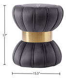 Vino Velvet Upholstered Stool