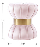 Vino Velvet Upholstered Stool