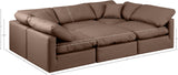 Indulge Luxurious Modular Sectional Sofa with Overstuffed Cushions for Ultimate Comfort and Style