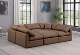 Indulge Luxurious Modular Sectional Sofa with Overstuffed Cushions for Ultimate Comfort and Style