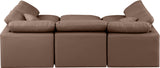 Indulge Luxurious Modular Sectional Sofa with Overstuffed Cushions for Ultimate Comfort and Style