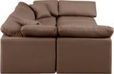 Indulge Luxurious Modular Sectional Sofa with Overstuffed Cushions for Ultimate Comfort and Style