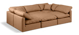 Indulge Luxurious Modular Sectional Sofa with Overstuffed Cushions for Ultimate Comfort and Style