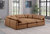 Indulge Luxurious Modular Sectional Sofa with Overstuffed Cushions for Ultimate Comfort and Style
