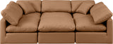 Indulge Luxurious Modular Sectional Sofa with Overstuffed Cushions for Ultimate Comfort and Style