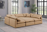 Indulge Luxurious Modular Sectional Sofa with Overstuffed Cushions for Ultimate Comfort and Style