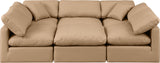 Indulge Luxurious Modular Sectional Sofa with Overstuffed Cushions for Ultimate Comfort and Style