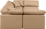Indulge Luxurious Modular Sectional Sofa with Overstuffed Cushions for Ultimate Comfort and Style