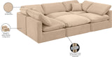 Indulge Luxurious Modular Sectional Sofa with Overstuffed Cushions for Ultimate Comfort and Style