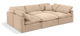 Indulge Luxurious Modular Sectional Sofa with Overstuffed Cushions for Ultimate Comfort and Style