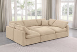Indulge Luxurious Modular Sectional Sofa with Overstuffed Cushions for Ultimate Comfort and Style