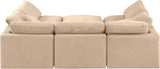 Indulge Luxurious Modular Sectional Sofa with Overstuffed Cushions for Ultimate Comfort and Style